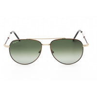 Salvatore Ferragamo Men's Sunglasses - Tortoise/Gold Metal Aviator Frame | SF226S 723 ,
