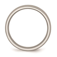 Titanium Grooved 6mm Satin Band | TB164 ,