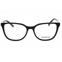 Bebe Women's Eyeglasses - Jet Full Rim Cat Eye Frame Clear Demo Lens | BB5201 001 ,