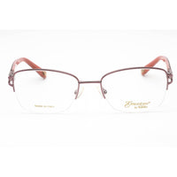 Emozioni Women's Eyeglasses - Light Pink Metal Oval Half Rim Frame | EM 4391 0S8R 00 ,