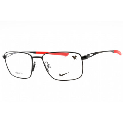 Nike Men's Eyeglasses - Black Titanium Rectangular Full Rim Frame | NIKE 6046 006 ,