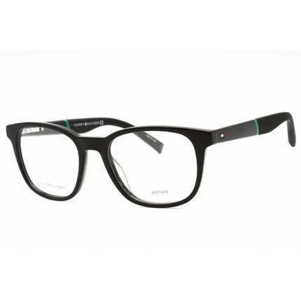 Tommy Hilfiger Men's Eyeglasses - Black Plastic Square Frame | TH 1907 0807 00 ,