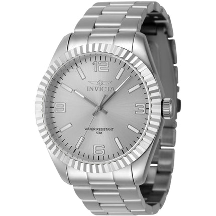 Invicta Men's Quartz Watch - Specialty Silver Tone Stainless Steel Bracelet | 47449 ,