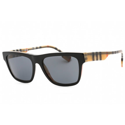 Burberry Men's Sunglasses - Black On Vintage Check Square Frame | 0BE4293 380687 ,