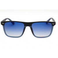 Police Men's Sunglasses - Blue Plastic Rectangular Shape Full Rim Frame | SPLE02 R22P ,