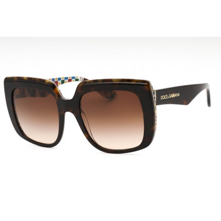 Dolce & Gabbana Women's Sunglasses - Dark Havana Plastic Oversized | 0DG4414 321713 ,