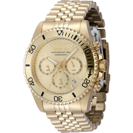 Invicta Men's Watch - Pro Diver Quartz Chronograph Yellow Gold Steel Bracelet | 48382 ,