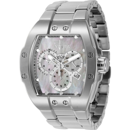 Invicta Men's Watch - S1 Rally Chronograph Platinum Dial Silver Tone Bracelet | 45700 ,