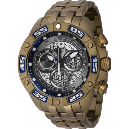 Invicta Men's Watch - Coalition Forces Chronograph Grey Dial Khaki Bracelet | 41670 ,