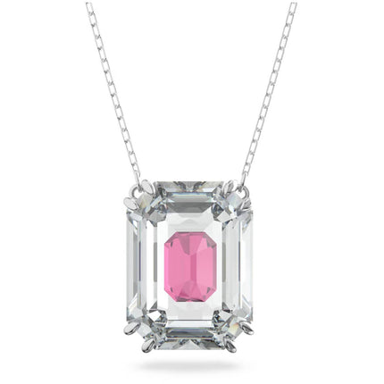 Swarovski Women's Necklace - Chroma Octagon Cut Crystal with Rhodium Plated | 5608647 ,