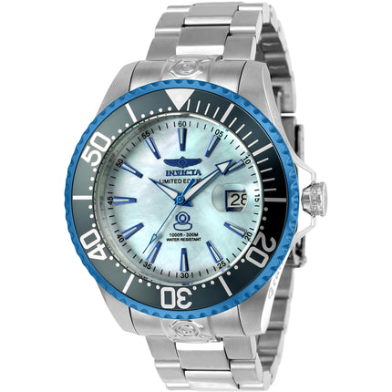 Invicta Men's Watch - Pro Diver Automatic Platinum Dial Silver Tone Bracelet | 23303 ,