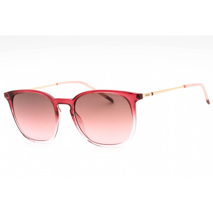 Hugo Women's Sunglasses - Burgundy Pink Plastic Full Rim Frame | HG 1292/S 00T5 M2 ,