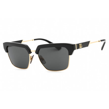 Dolce & Gabbana Men's Sunglasses - Black Metal Cat Eye Full Rim Frame | 0DG6185 501/87 ,