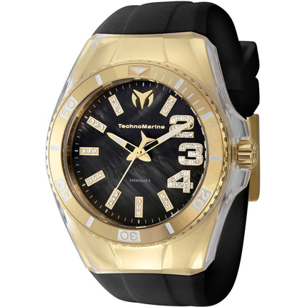 Technomarine Women's Watch - Cruise Monogram Yellow Gold Case MOP Dial | TM-121245 ,