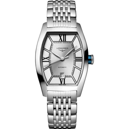 Longines Men's Watch - Evidenza Automatic Silver Tone Dial Steel Bracelet | L21424766 ,
