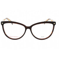 Carolina Herrera Women's Eyeglasses - Havana Plastic Cat Eye Frame | HER 0085 0086 ,