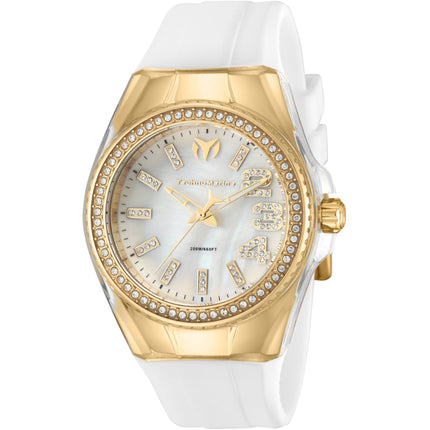 Technomarine Women's Watch - Cruise Monogram White Mother of Pearl Dial | TM-121250 ,