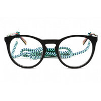 M Missoni Women's Eyeglasses - Black Plastic Round Full Rim Frame | MMI 0050 0807 00 ,