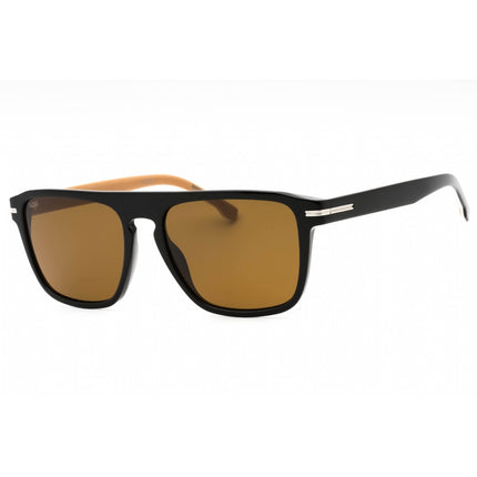 Hugo Boss Men's Sunglasses - Black Rectangular Full Rim Frame | BOSS 1599/S 0807 70 ,