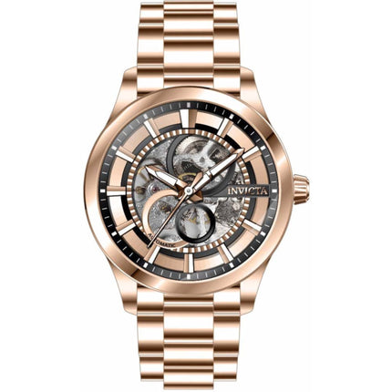 Invicta Men's Watch - Specialty Automatic Rose Gold and Black Dial Bracelet | 46735 ,