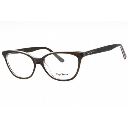 Pepe Jeans Women's Eyeglasses - Grey Plastic Cat Eye Full Rim Frame | PJ3317 C1 ,
