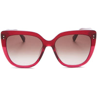 Kate Spade Women's Sunglasses - Burgundy Cat Eye Plastic Frame | KIYANNA/S 0LHF HA ,