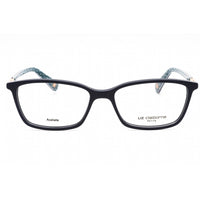Liz Claiborne Women's Eyeglasses - Blue Plastic Rectangular Frame | L 448 0PJP 00 ,