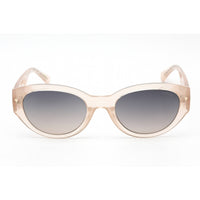 Guess Women's Sunglasses - Shiny Beige Plastic Oval Frame Smoke Lens | GU8241 57B ,