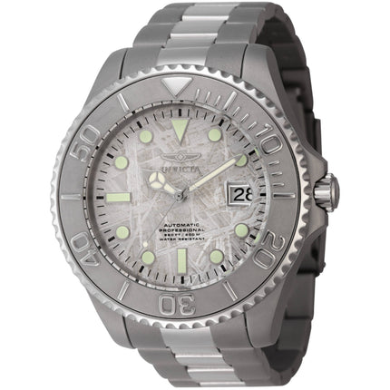 Invicta Men's Watch - Pro Diver Automatic Rhodium Dial Titanium Bracelet | 45673 ,