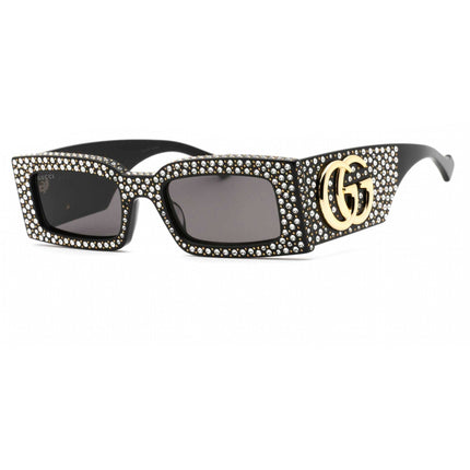 Gucci Women's Sunglasses - Black Rectangular Full Rim Plastic Frame | GG1425S 005 ,