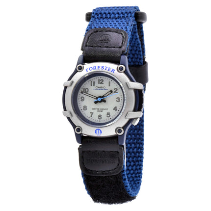 Casio Silver Resin Case Blue Band Watch | FTL-500V-2BVLCF ,