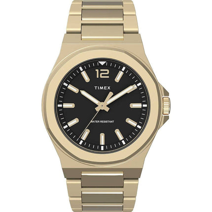 Timex Men's Watch - Essex Avenue Quartz Yellow Gold Steel Bracelet | TW2V02100 ,