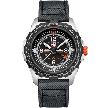 Luminox Men's Swiss Quartz Watch - Bear Grylls Survival Air GMT Black Strap | 3761 ,