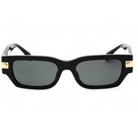 Versace Men's Sunglasses - Black Rectangular Frame Dark Grey Lens | 0VE4465F GB1/87 ,