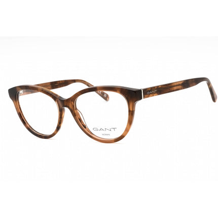 GANT Women's Eyeglasses - Dark Havana Plastic Cat Eye Full Rim Frame | GA4153 052 ,