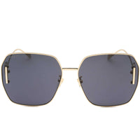 Gucci Women's Sunglasses - Gold Butterfly Full Rim Frame Grey Lens | GG1207SA 002 ,