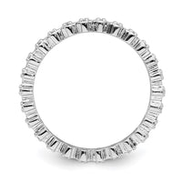 Sterling Silver Stackable Expressions Diamond Ring | QSK349 ,
