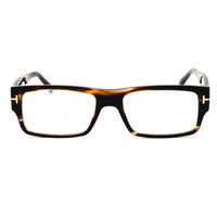 Tom Ford Men's Eyeglasses - Dark Brown/Other Rectangular Full Rim Frame | FT5835-B 050 ,