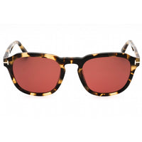 Tom Ford Men's Sunglasses - Shiny Light Tokyo Tortoise Frame Violet Lens | FT0931 56S ,