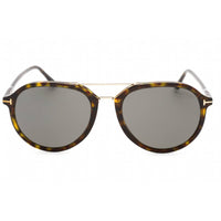 Tom Ford Men's Sunglasses - Dark Havana Plastic Pilot Full Rim Frame | FT0674 52D ,