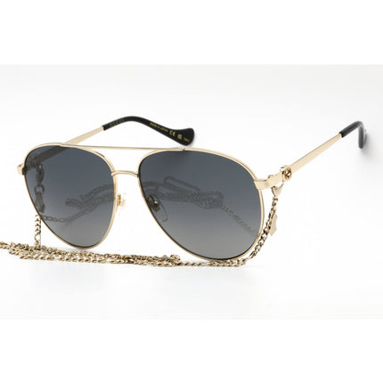 Gucci Women's Sunglasses - Gold Metal Aviator Full Rim Frame Grey Lens | GG1088S 001 ,