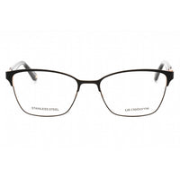 Liz Claiborne Women's Eyeglasses - Matte Black Metal Cat Eye Frame | L 670 0003 00 ,