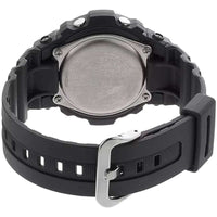 Casio Men's Ana-Digi Watch - G-Shock World Time Black Resin Strap Dive | AWGM100A-1A ,