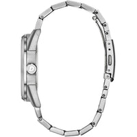 Citizen Men's Eco Drive Watch - Drive Silver Tone Dial Bracelet | AW0080-57A ,