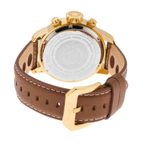 Invicta Men's Chronograph Watch - S1 Rally White and Gold Tone Dial Strap | 16011 ,