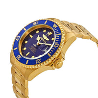 Invicta Men's Automatic Watch - Pro Diver Blue Dial Yellow Gold Bracelet | 28949 ,