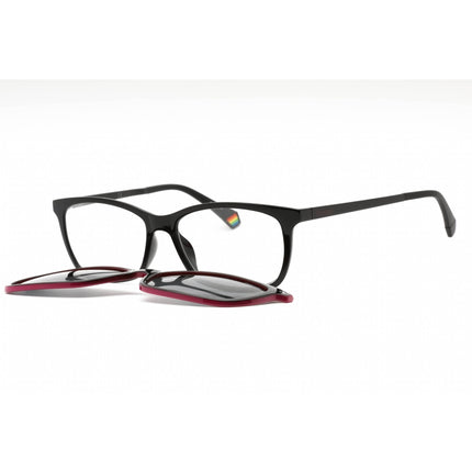 Polaroid Core Women's Sunglasses - Black Plastic Rectangular | PLD 6140/CS 0807 M9 ,