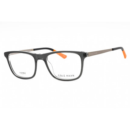 Cole Haan Men's Eyeglasses - Smoke Crystal Full Rim Rectangular Frame | CH4056 036 ,