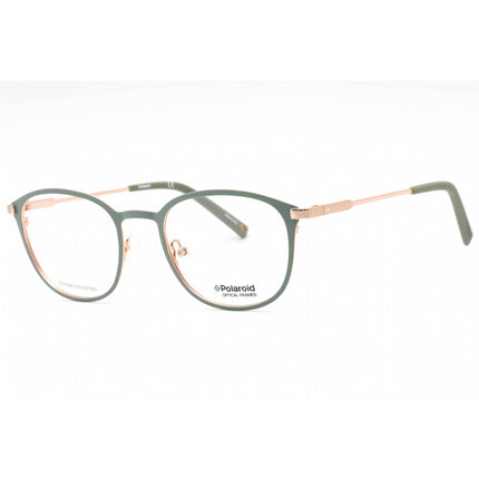 Polaroid Core Unisex Eyeglasses - Green Cat Eye Full Rim Frame | Pld D 351 01ED 00 ,