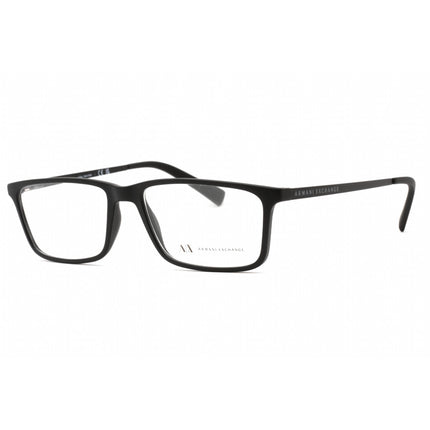 Armani Exchange Men's Eyeglasses - Black Rectangular Frame Demo Lens | AX3027F 8078 ,